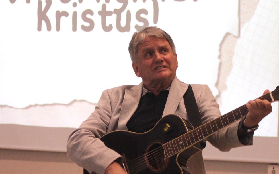 MUSIKER: Finn-Arne Lauvås er også musiker, med åtte CD-utgivelser bak seg. To på engelsk.
Mest kjent er han kanskje for sangen «Jesus har frelst min sjel».
 Foto: Nils Bakke