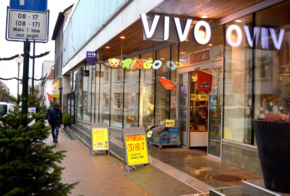 OPPHØR: Vivo i Kristiansand lover gode rabatter i sluttfasen av driften. Foto:
 Foto: Stein Gudvangen, KPK.