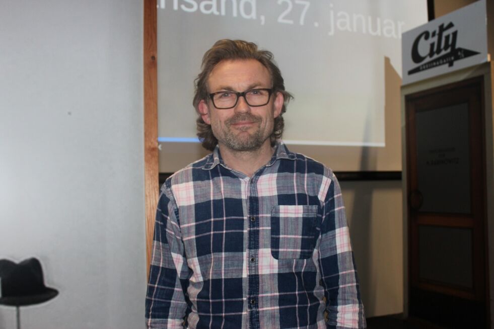 MARKERING: Eystein Ellingsen er prosjektleder for Holocaustarrangementet for 1500 niendeklassinger på Sørlandet.