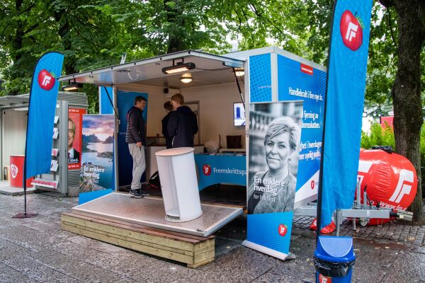Framgang for Frp på ny meningsmåling