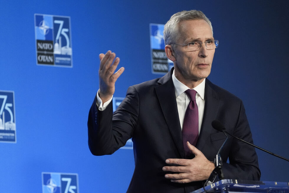 Natos generalsekretær Jens Stoltenberg.
 Foto: AP / NTB