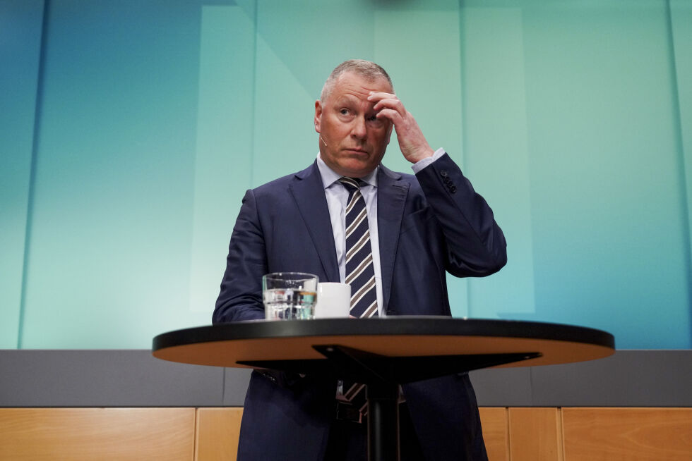 Oljefondssjef Nicolai Tangen leverte en avkastning på 13 prosent i fjor, men måtte likevel seg slått av referanseindeksen.
 Foto: Heiko Junge / NTB