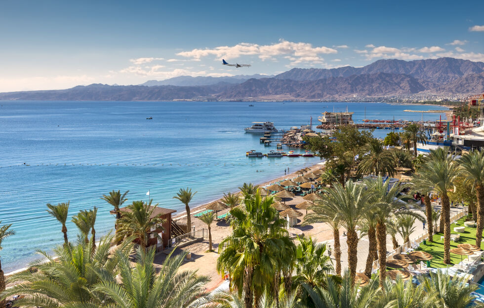 Mannen prøvde å svømme inn til Eilat.
 Foto: iStock