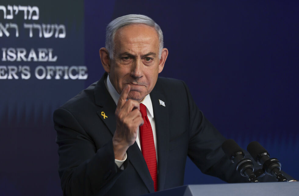 Israels statsminister Benjamin Netanyahu.
 Foto: Ronen Zvulun/AP/NTB