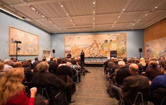 FØRSTE GANG: Mange møtte opp da utenriksministeren inviterte til nasjonal konferanse om tros- og livssynsfrihet for første gang. Konferansen ble holdt på Munch-museet i Oslo. FOTO: Ingunn Marie Ruud, KPK