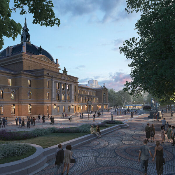 Forslag om nybygg til Nationaltheatret i klassisk stil