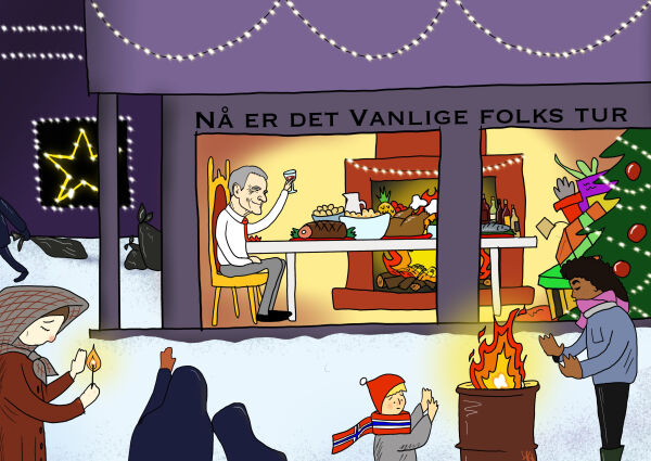 Nederst ved bordet