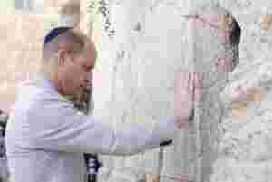 Prins William på historisk Israel-besøk