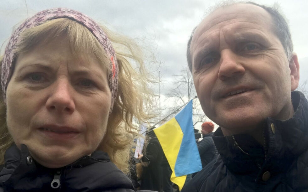 Ekteparet Svanhild og Kenneth Jakobsen tror at mange ukrainere vil søke Gud i krisetiden.
 Foto: Privat
