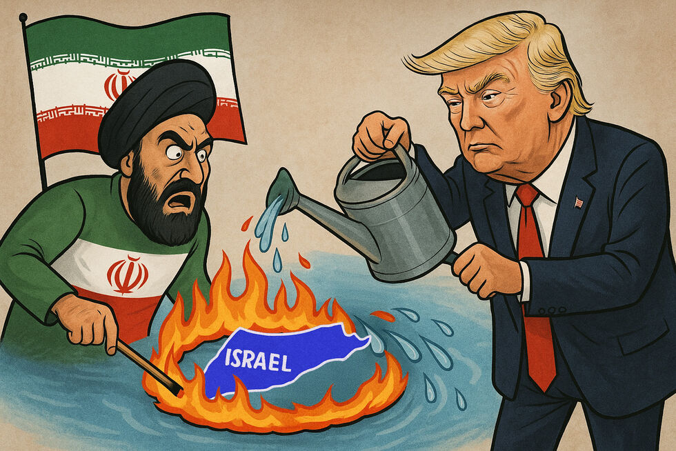 Trump til unnsetning: Donald Trump og USA har nå gått inn i krigen på Israels side og bidratt til kraftig å svekke det iranske regimet og deres ildring rundt
 Foto: Israel.Ill.: RH