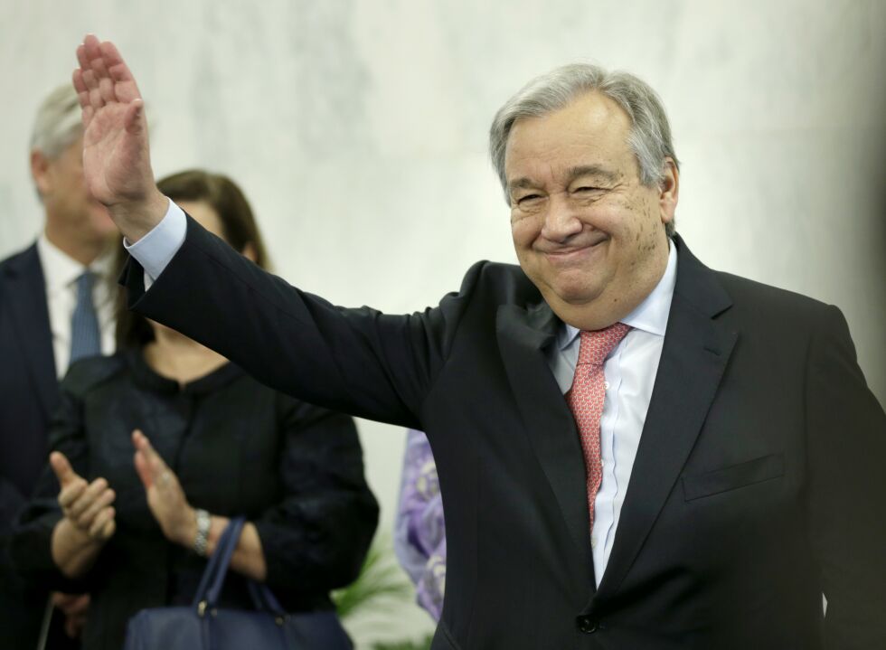 FNs generalsekretær Antonio Guterres.
 Foto: AP / NTB Scanpix