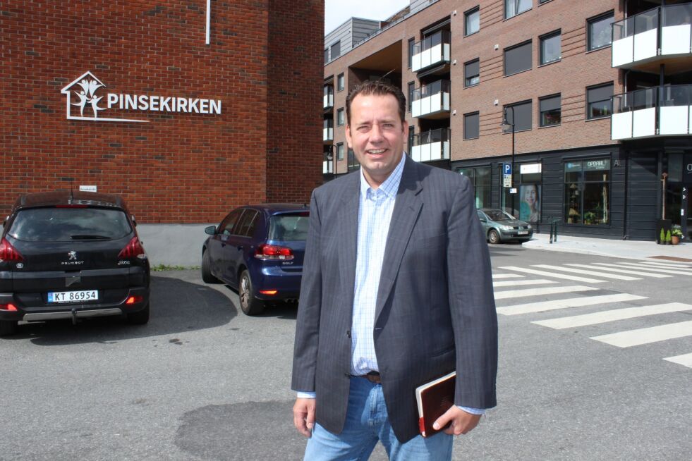 Kalt: Kjetil Garder blir pastor i Pinsekirken i Mjøndalen. Han selger adovkatpraksisen sin og satser alt på Guds kall.
 Foto: Eli Bondlid