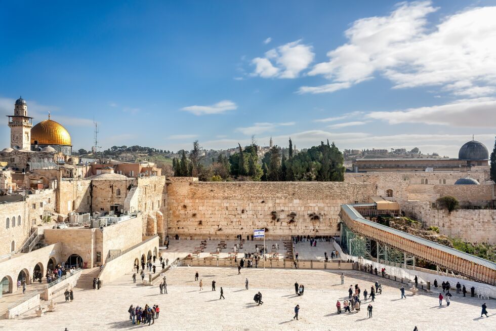 JERUSALEM: Illustrasjonsbildet viser Vestmuren ved Tempelhøyden i Gamlebyen i Jerusalem.
 Foto: Arkiv