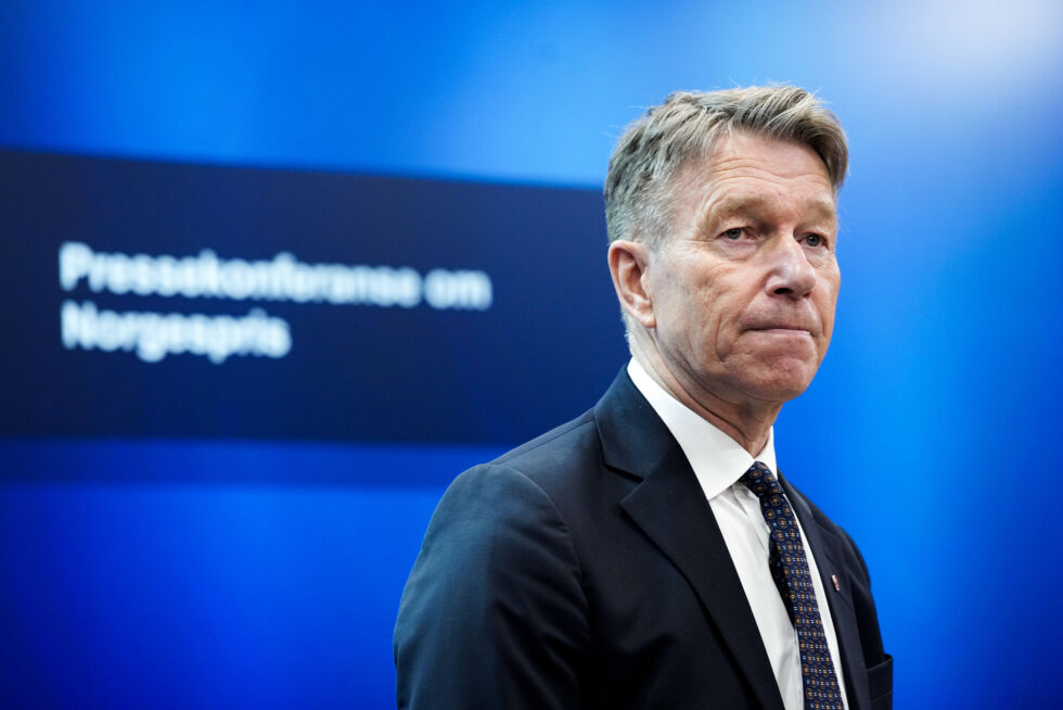 Energiminister Terje Aasland (Ap) da han la fram detaljene regjeringens planer om norgespris på strøm i mars. Nå har de andre partiene i Stortinget satt en foreløpig stopp for planene.
 Foto: Ole Berg-Rusten / NTB