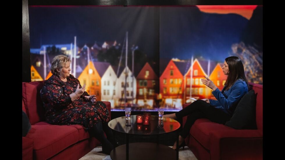 Live fra Bergen ep 76 Erna Solberg om Klepp-saken