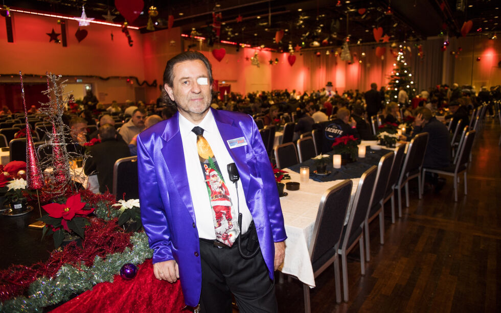 Julens ildsjel: Henning Holstad er initiativtager til arrangementet Alternativ Jul som arrangeres i Oslo Kongressenter.
 Foto: Jon Olav Nesvold / NTB