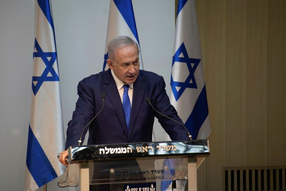 Israels statsminister Benjamin Netanyahu med kondolanser til Sri Lanka.
 Foto: Esty Dziubov/TPS