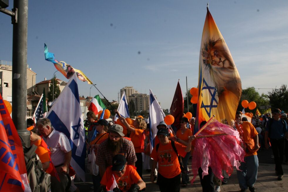 6.000 kristne Israel-venner fra hele verden kommer til løvhyttefesten i Jerusalem. Foto: Arkiv