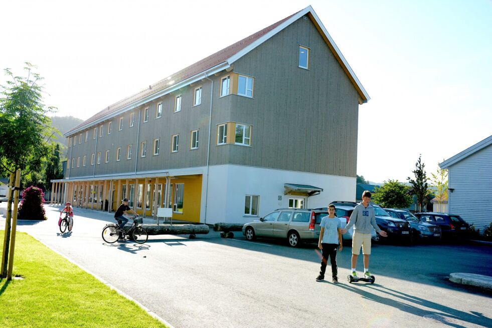 MILLIONTAP? Kristen videregående skole Sør (KVS) i Lyngdal risikerer å tape en million hvis den tradisjonelle bibelcampen ikke kan avholdes i juli.
 Foto: Stein Gudvangen, KPK.