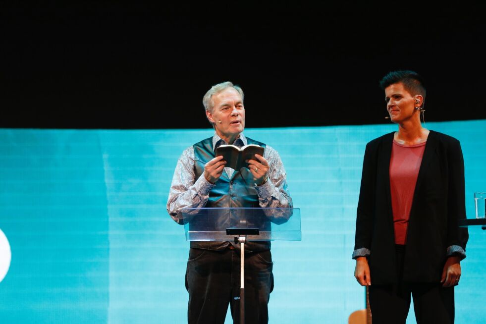 HELBREDELSE: Bibellærer Andrew Wommack forkynte at Jesus har tilveiebrakt helbredelse fra all sykdom.
 Foto: Tor-Bjørn Nordgaard