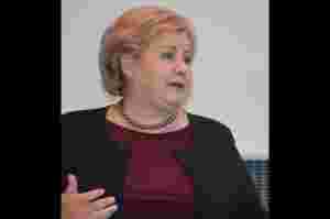 Erna Solberg fridde til KrFs kvinner