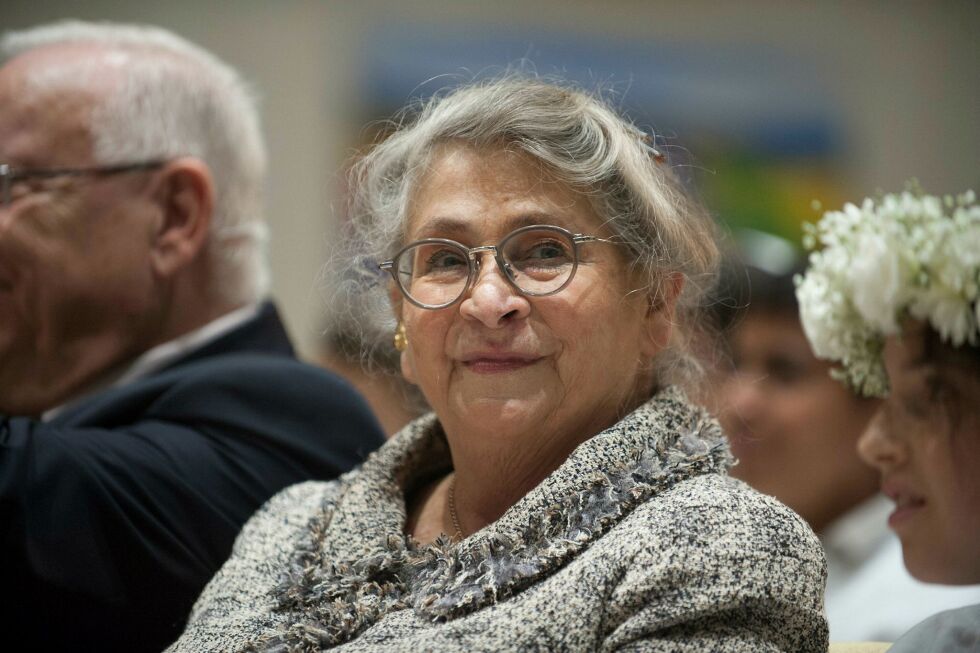 Israels president Reuven Rivlins nå avdøde kone Nechama Rivlin.
 Foto: Yoav Dudkevitch/TPS