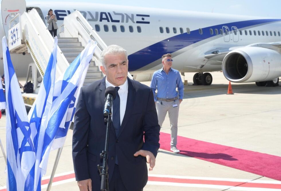 Israels statsminister Yair Lapid.
 Foto: Amos Ben-Gershom (GPO)
