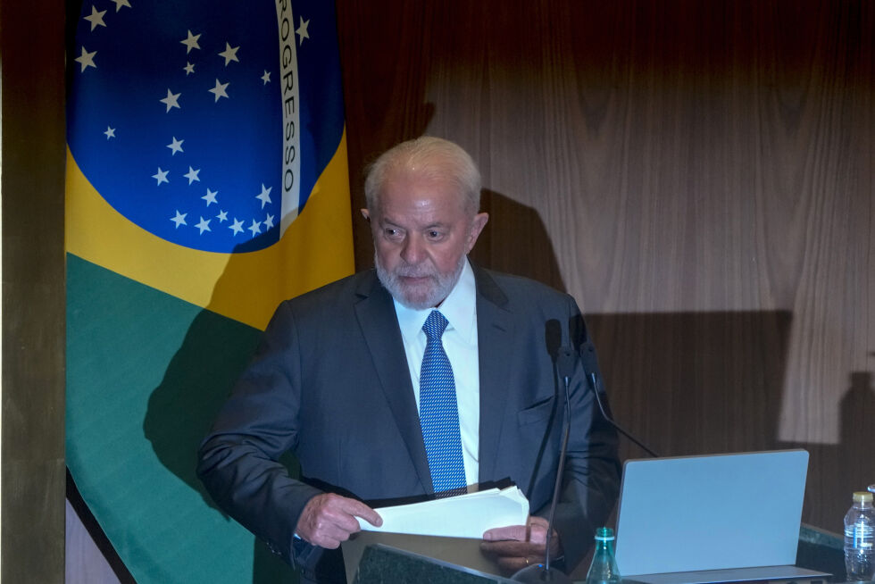 PERSONA NON GRATA: Brasils president Luiz Inácio Lula da Silva har sammenlignet Israels krig mot Hamas med Hitlers massakre.
 Foto: NTB/AP/Amr Nabil