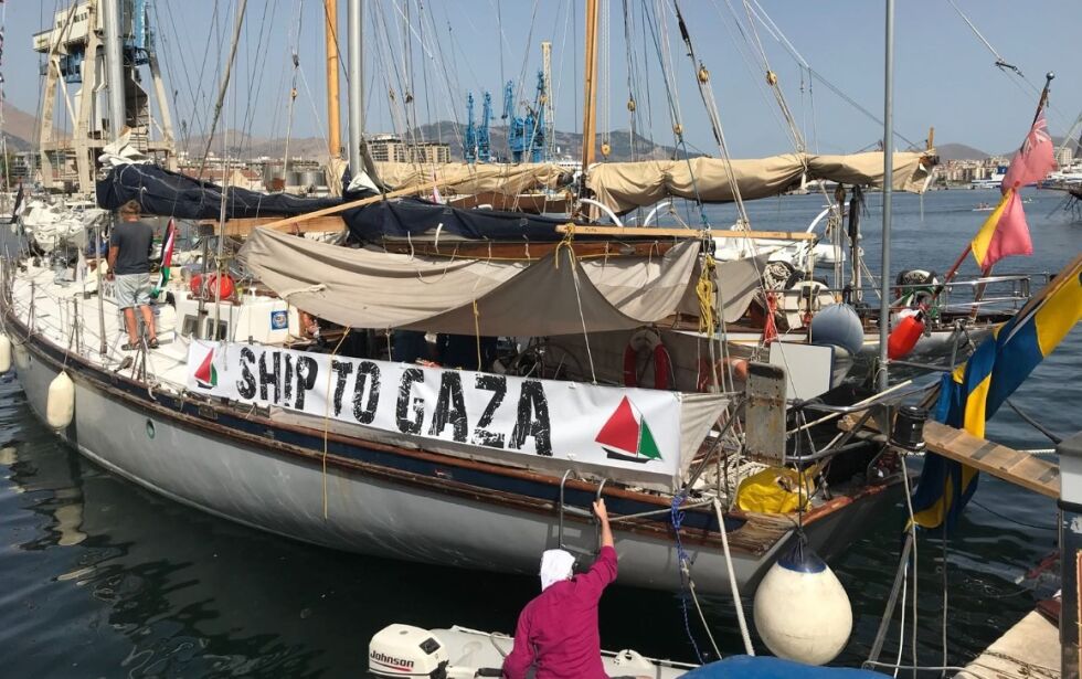 Ship to Gaza forsøker å bryte Israels sjøblokade, som er innført på grunn av trusselen fra Hamas-regimet. Foto: Skjermdump fra Press TV / Twitter via Times of Israel.