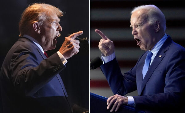 Her ser du Trump-Biden-debatten