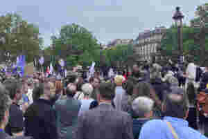 Hundrevis demonstrerte mot antisemittisme