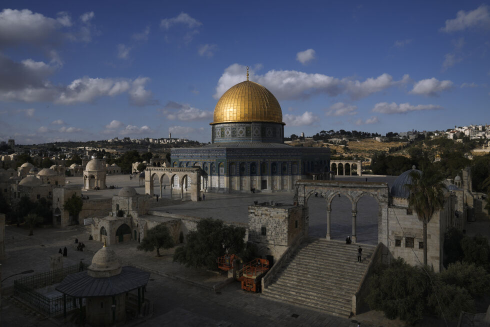Statistikken viser at turistene vender tilbake til Jerusalem, men antallet har ennå ikke nådd de samme høydene som før pandemien.
 Foto: NTB/AP Photo/Mahmoud Illean
