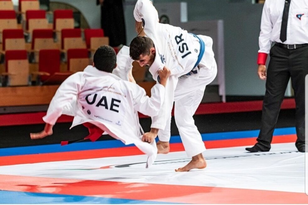 Alon Leviev (17) fra Israel vinner gull under VM i jiu-jitsu.
 Foto: Ayelet Federation