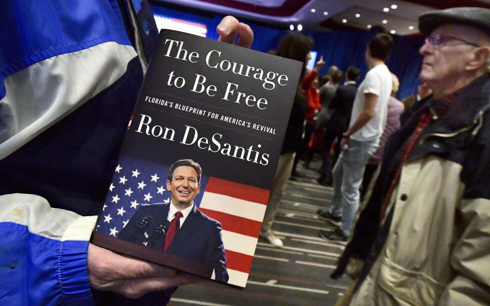 Guvernør Ron DeSantis har nylig gitt ut boken «The Courage to Be Free.»
 Foto: NTB/AP/Ron Johnson