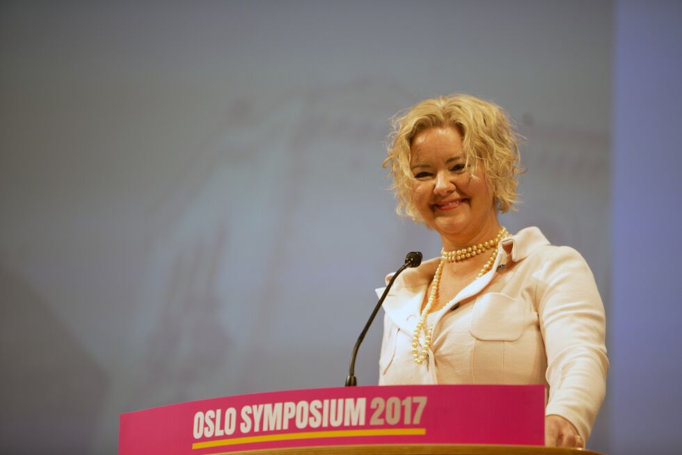 Klar tale: Lill May Vestly haddde klar tale på Oslo Symposium.
 Foto: Marion Haslien