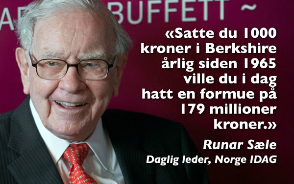 Buffet vedder fremdeles på Amerika