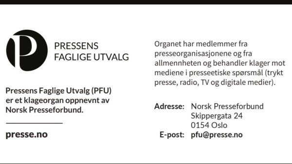 – Norge IDAG har brutt god presseskikk