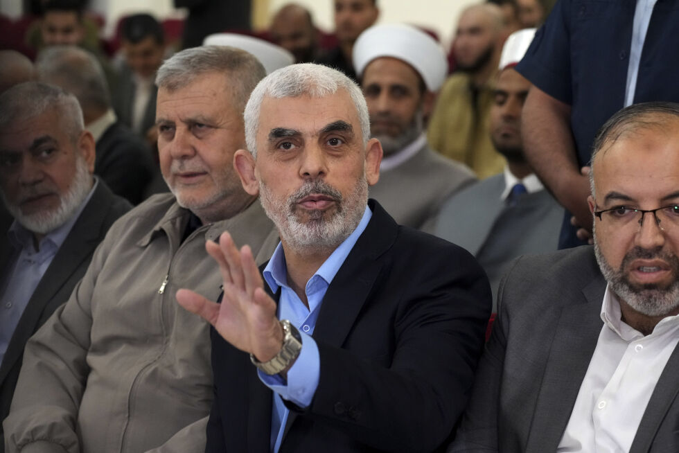 BERYKTET: Hamas-leder Yahya Sinwar er hovedmålet til IDF.
 Foto: AP Photo/Adel Hana/NTB