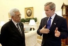 Abbas får penger av Bush i dag