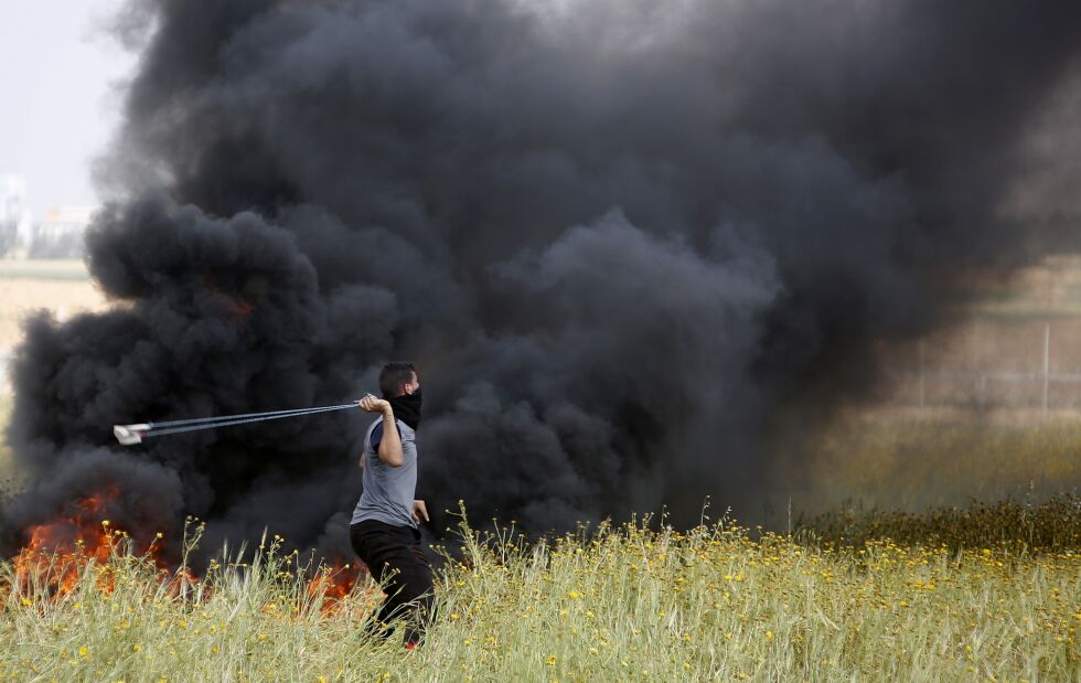 Nye demonstrasjoner er varslet på Gazastripen nær grensegjerdet mot Israel.
 Foto: NTB Scanpix