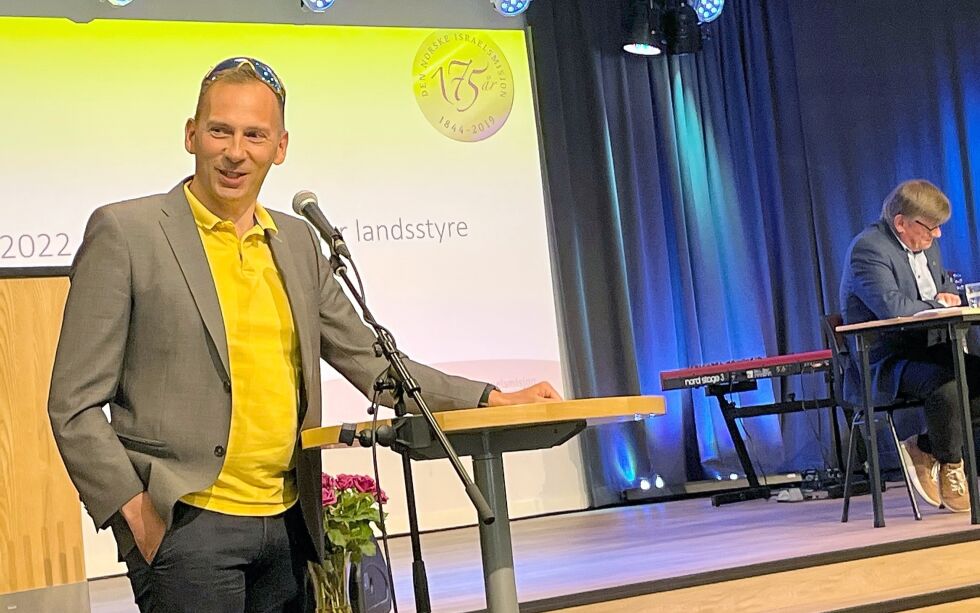 Kjetil Lorentzen ble valgt til ny leder for landsstyret i Den Norske Israelsmisjon. Foto: M. Apelthun