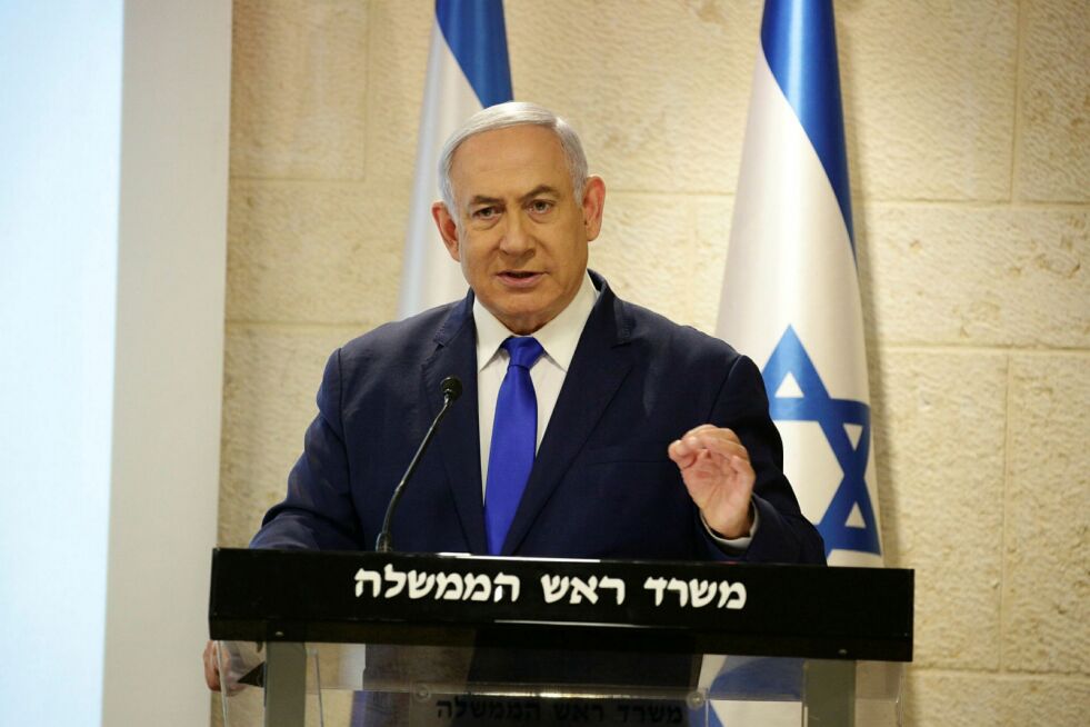 Israels statsminister Benjamin Netanyahu taler om trusselen fra Iran.
 Foto: Esty Dziubov/TPS