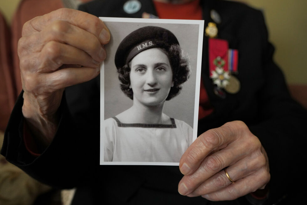 Marie Scott var bare 17 år gammel på D-dagen, men jobbet allerede for det britiske militæret.
 Foto: Kirsty Wigglesworth / AP / NTB