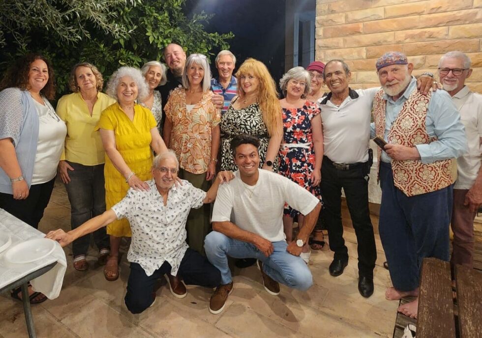 Fra Ailen Myrli Wisnæs' 60-års dag på Beit Betania i Jerusalem.
 Foto: Hjerte For Israel