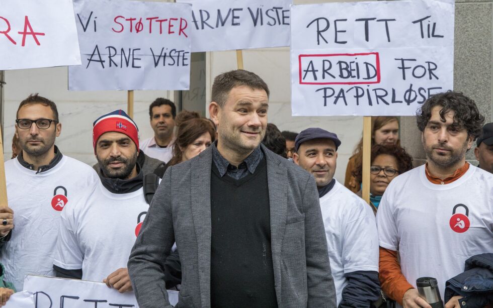 Arne Viste ble i 2019 dømt for å ha gitt arbeid til asylsøkere uten arbeidstillatelse. Nå har han startet opp et nytt vikarbyrå for de ureturnerbare.
 Foto: Ole Berg-Rusten / NTB