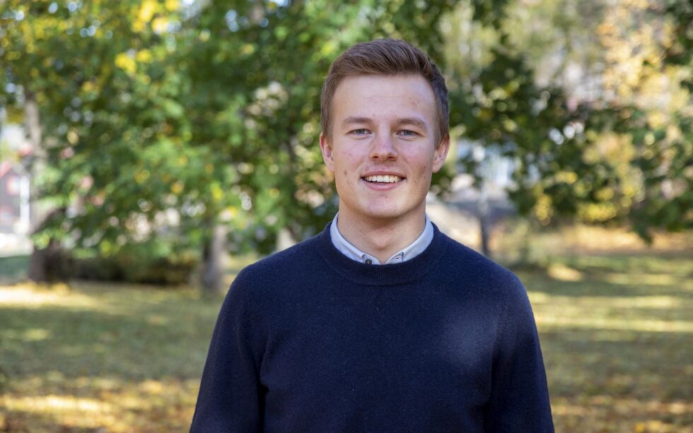 KrFU-leder og vararepresentant til Stortinget Hadle Rasmus Bjuland ber politikerne på Klepp om å tenke prinsipielt om kulturstøtteordningen.
 Foto: KrF