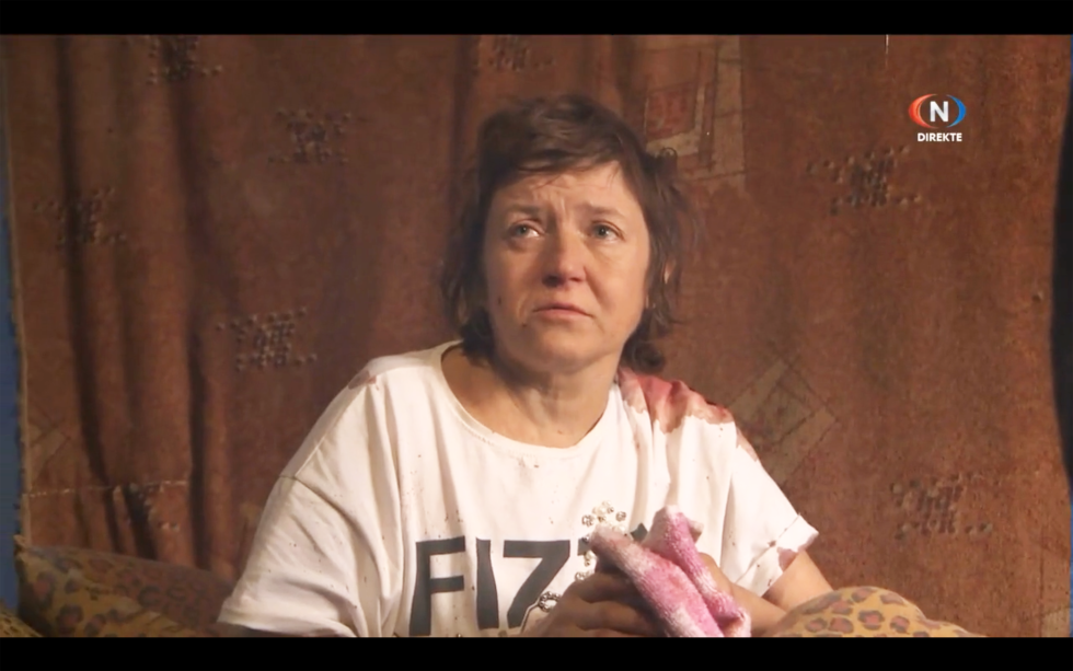 Moldova: Da Visjon Norge besøkte fattige familier i Moldova i forrige uke, møtte de blant annet på denne kvinnen som var i akutt behov av medisinsk hjelp.
 Foto: Visjon Norge