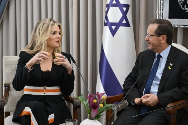 President Herzog møtte Erin Molan
