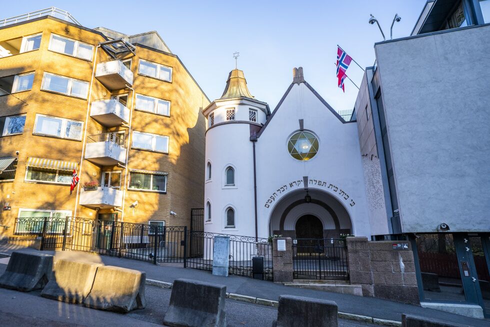 Synagogen i Oslo ligger i Bergstien på St. Hanshaugen.
 Foto: Håkon Mosvold Larsen / NTB