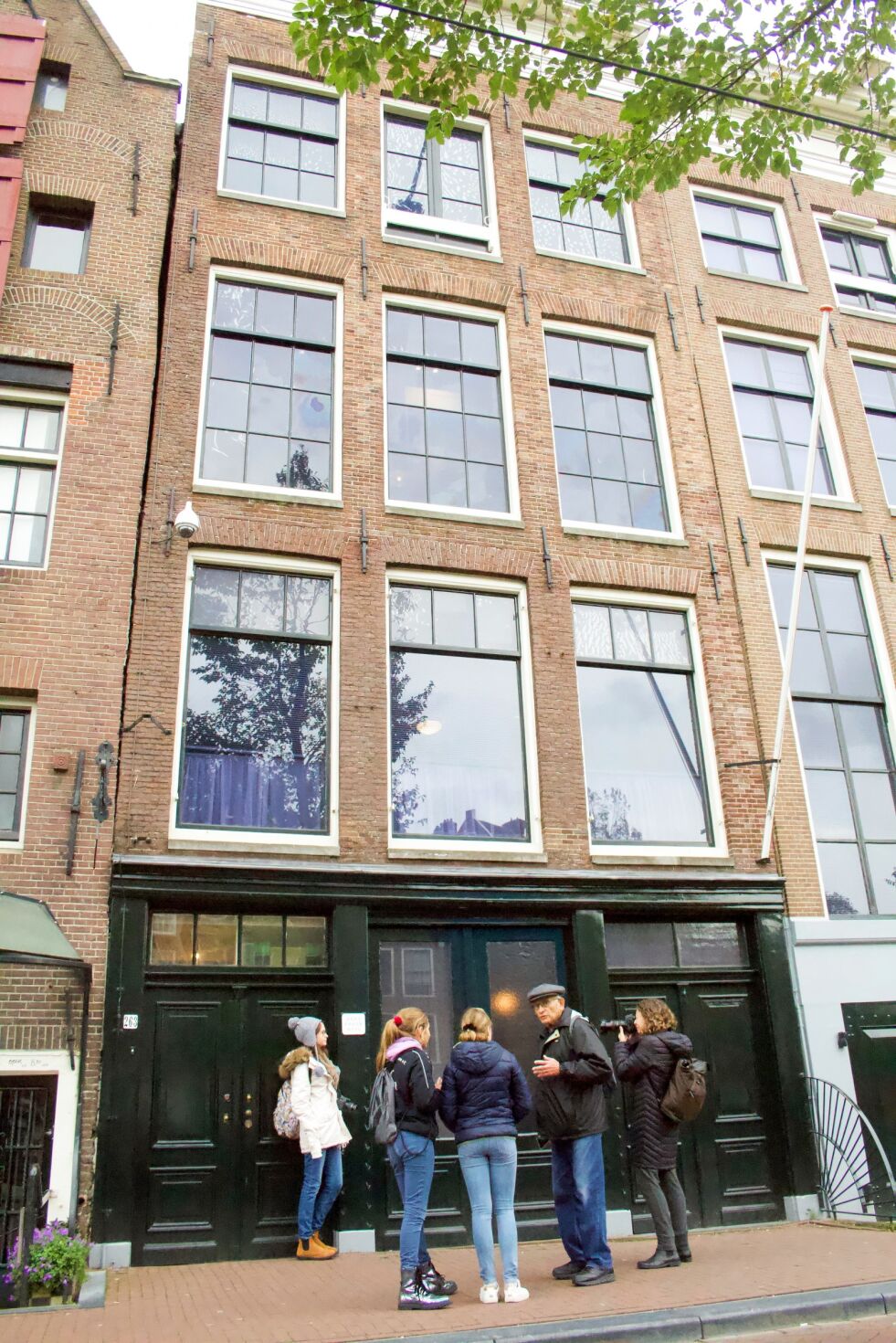 ANNE FRANKS HUS: Skjulestaden var i same bygning som forretningen til faren Otto Frank.
 Foto: Aud Malene H. Einefors